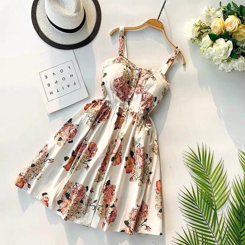 Summer Dress With Ruffles