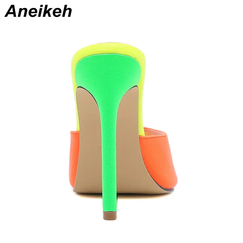 Aneikeh  Mules High Heels