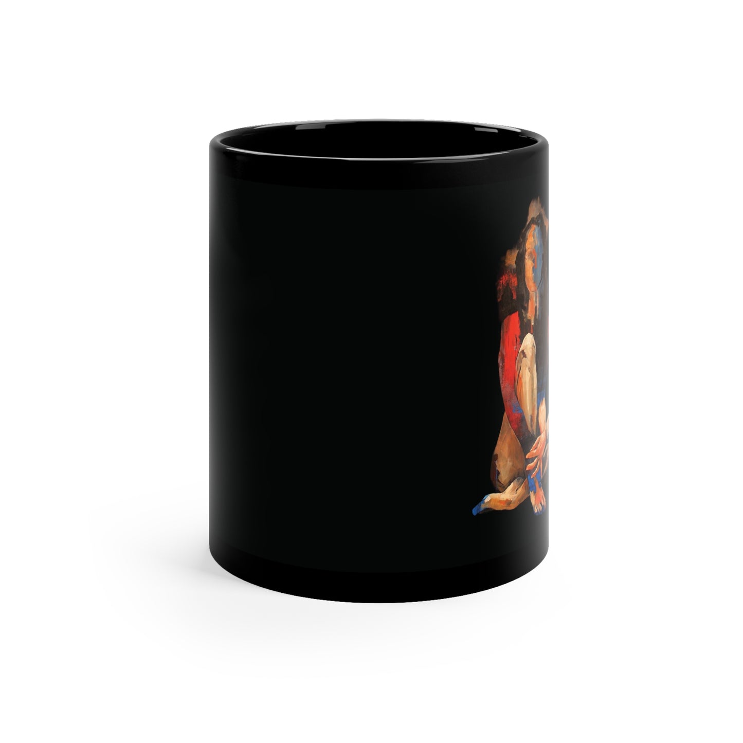 Black Coffee Mug, 11oz