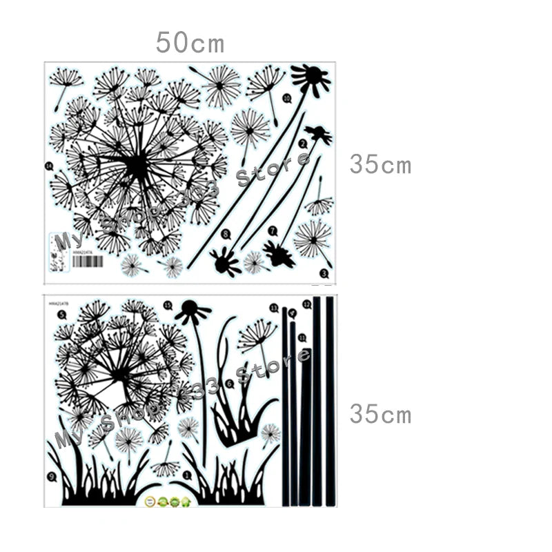 Dandelion Living Wall Sticker