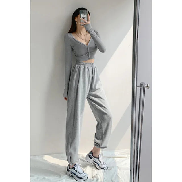 Loose High Sweatpants