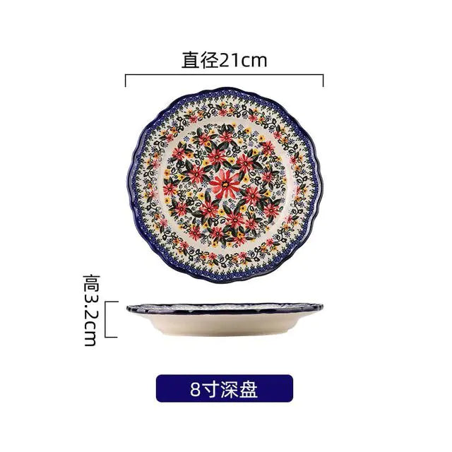 Polish Bowl and Plate Ceramic Tableware