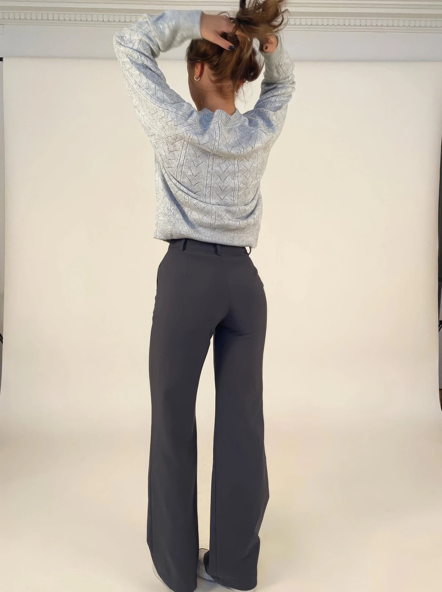 Relaxed Fit Pants Wide Leg Trousers