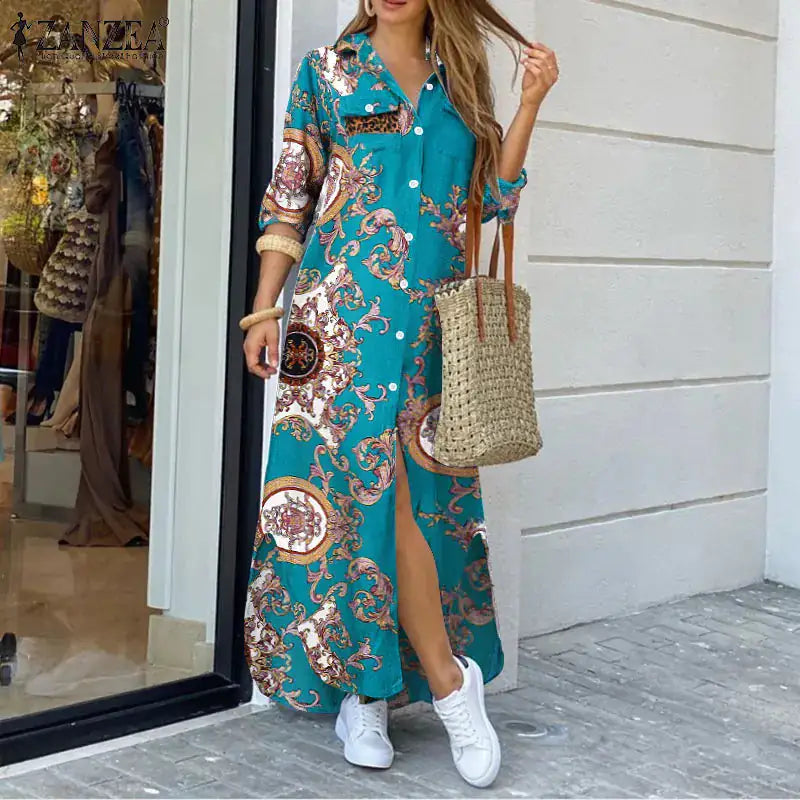 Floral Maxi Bohemian Dress