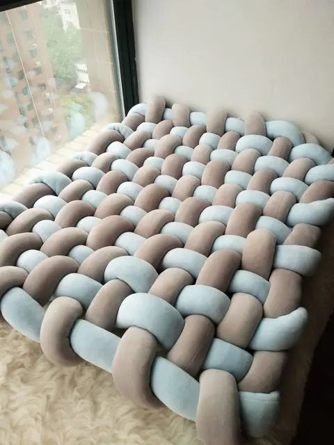 Handmade Chunky Knit Floor Blanket