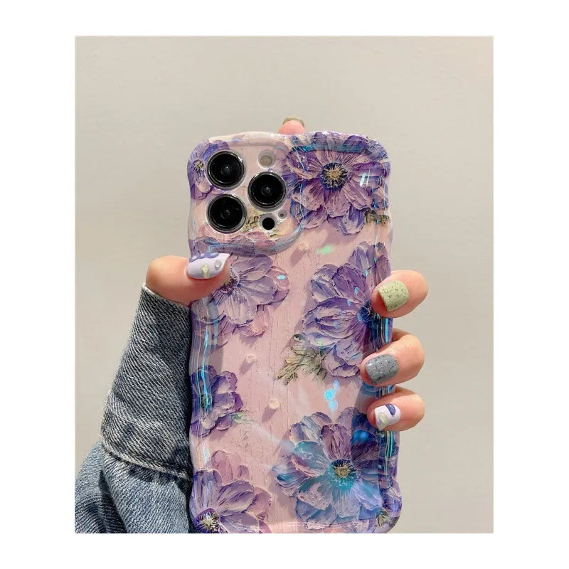 Art Oil Painting Flowers 15promax Phone Case