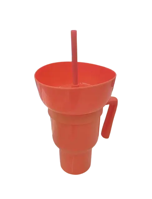 Snack With Handle & All-In-One Drink Cup