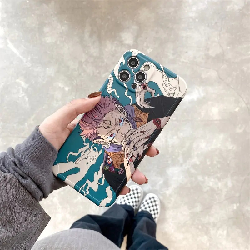 Cartoon Anime Jujutsu Kaisen Phone Case