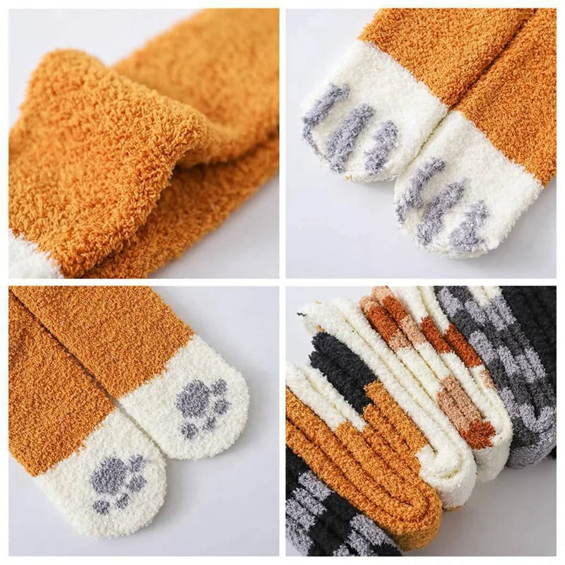 Plush Coral Fleece Socks