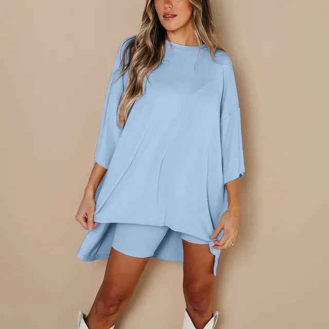 2-Piece Women's T-Shirt and Shorts Set