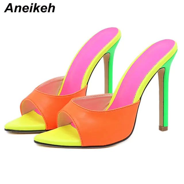 Aneikeh  Mules High Heels