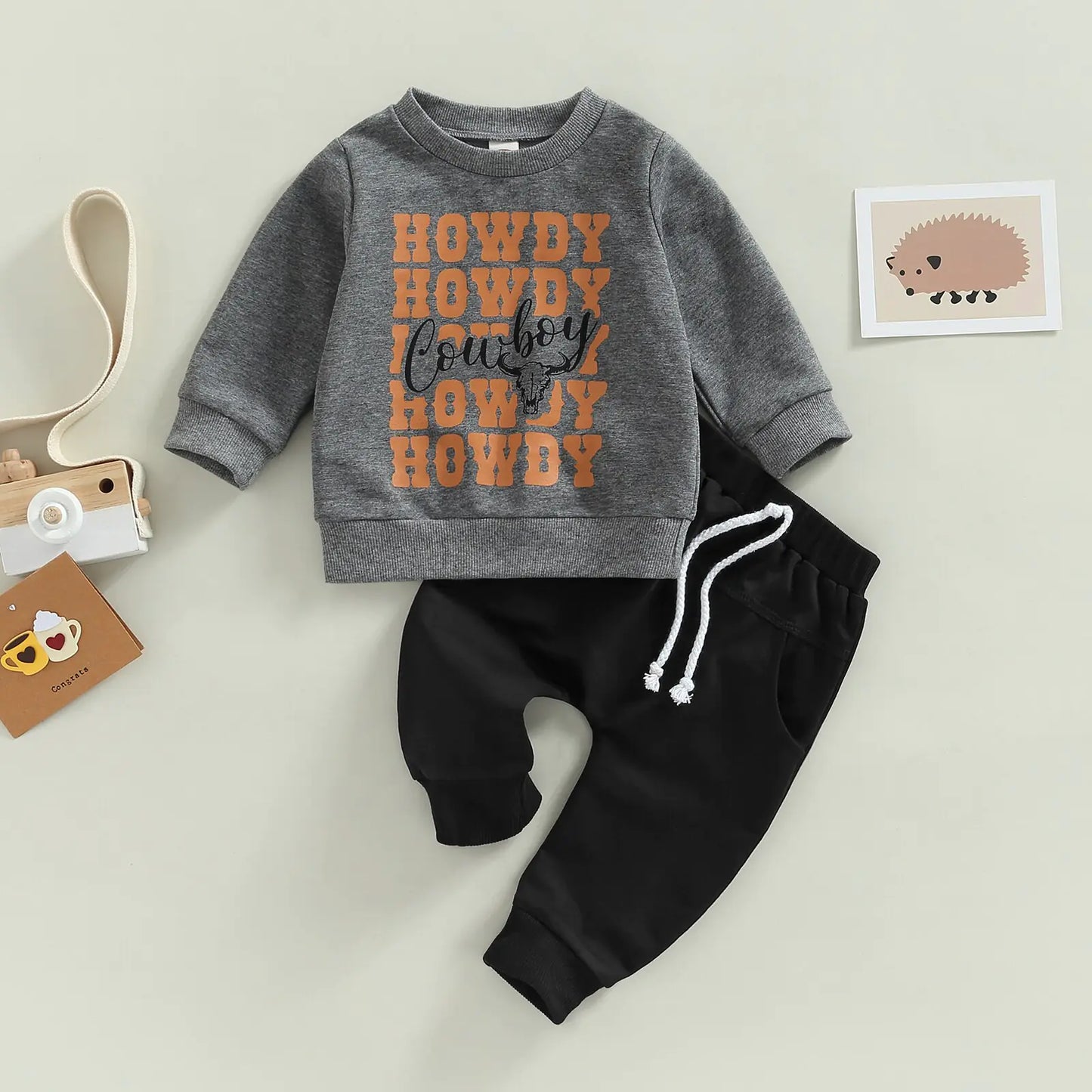 Kids Long Sleeve Sweatshirt Set