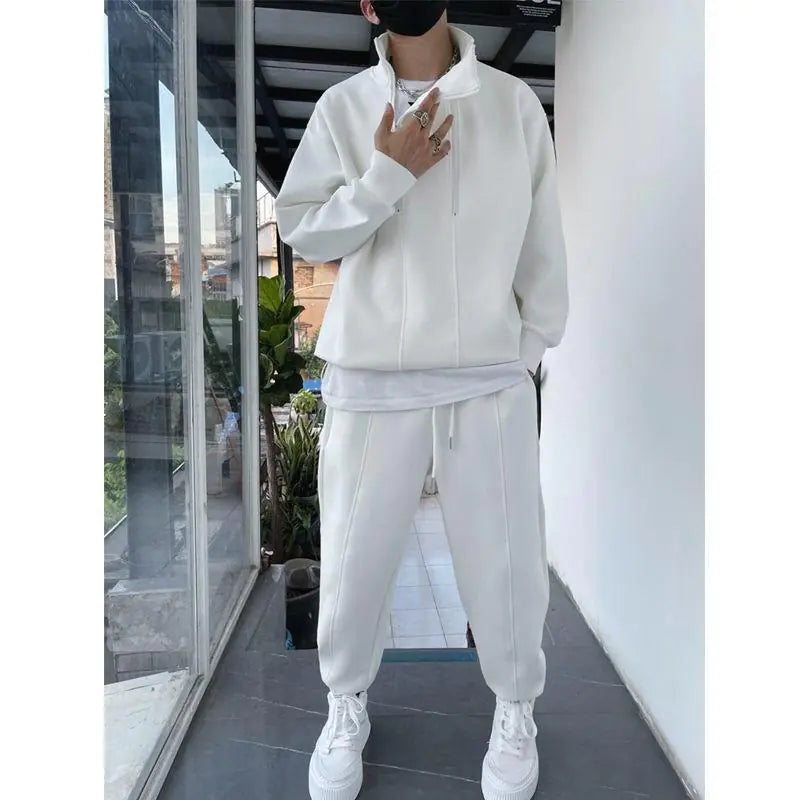 Tracksuit Men Piece Set Hip Wear Fashion Clothing