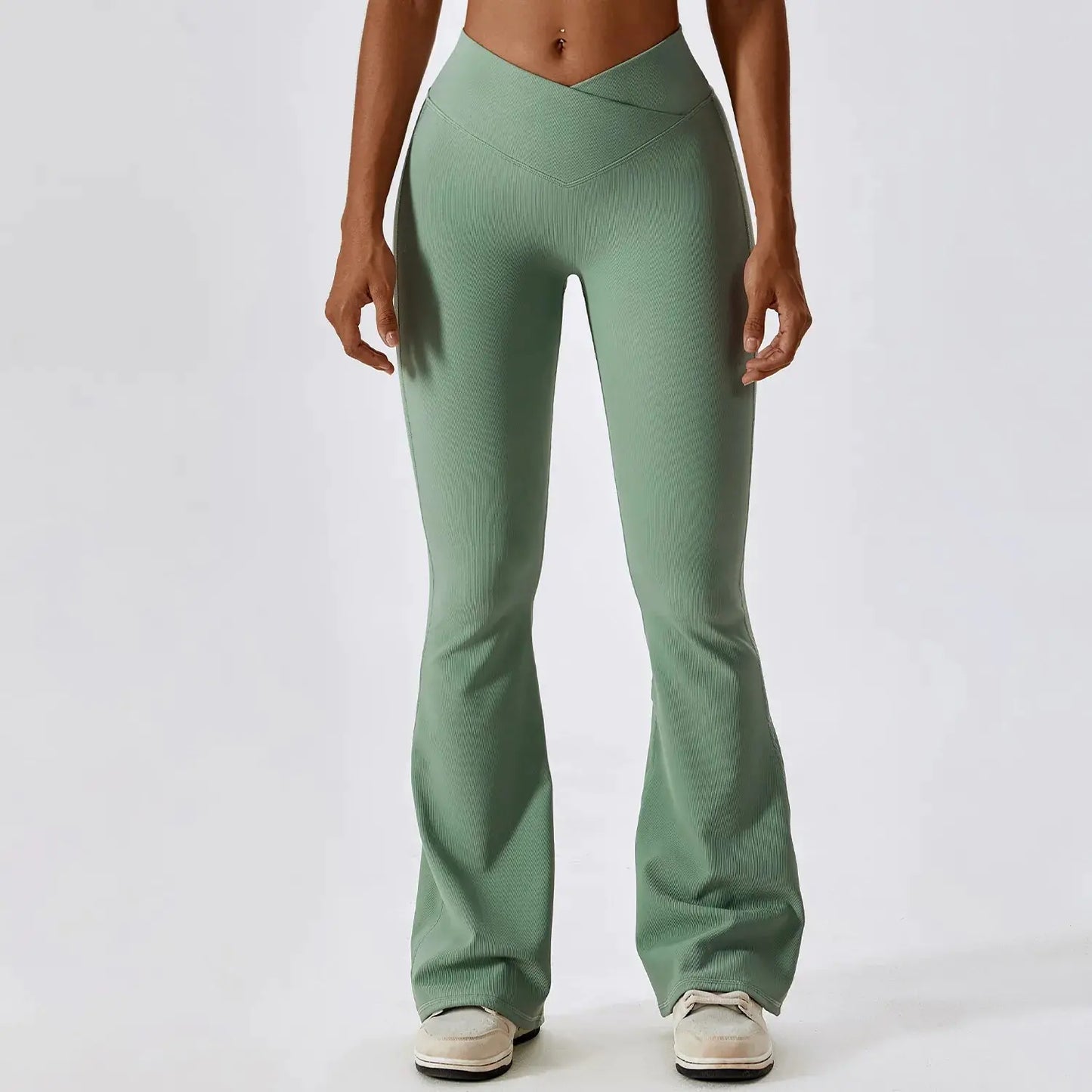 Women Gym Fitness Flared Pants