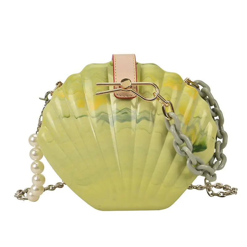 Elegant Shell-Shaped Crossbody Bag