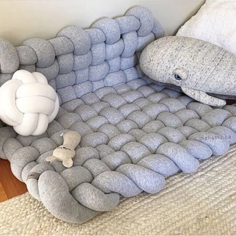 Handmade Chunky Knit Floor Blanket