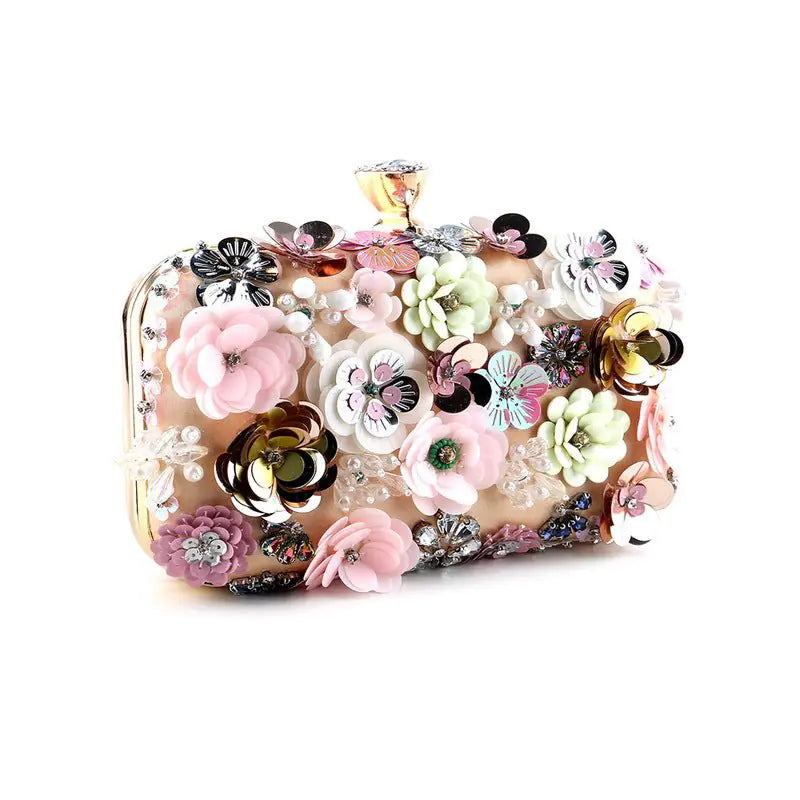 Luxury Flower Evening Bag