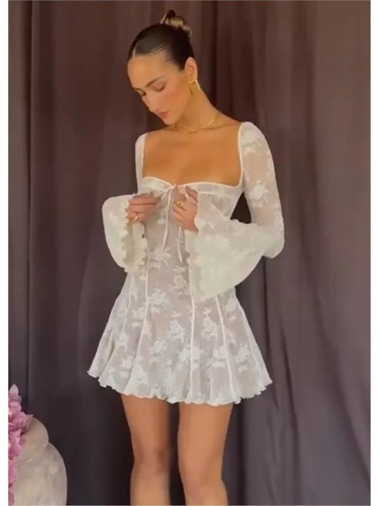 Vintage Lace Mini Dresses