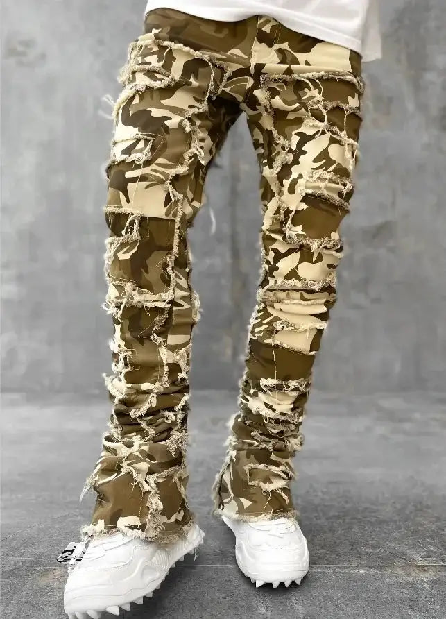 European Camo Pants Men