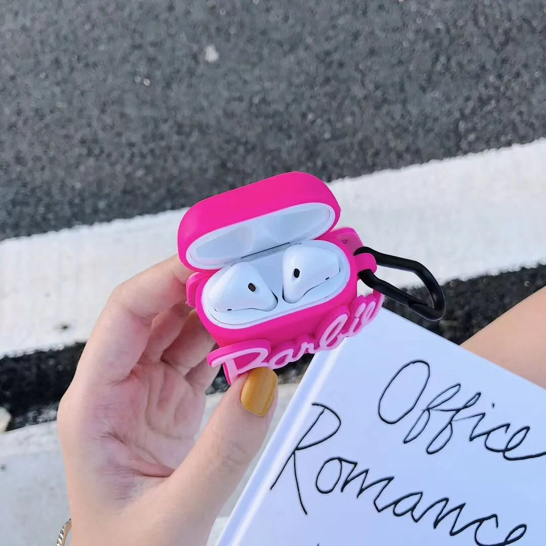 Pink Barbie Soft Case for Airpods