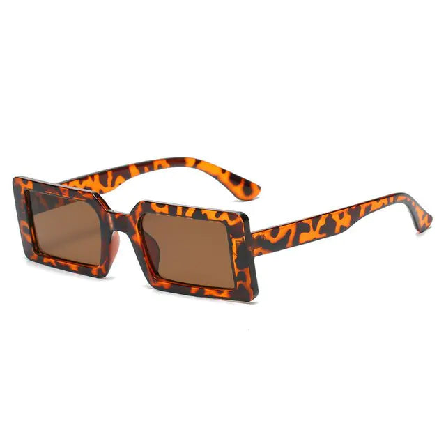 Rectangle Vintage Sunglasses UV400