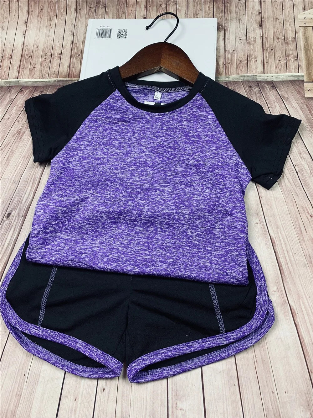 Kids Fitness T-shirt and Shorts