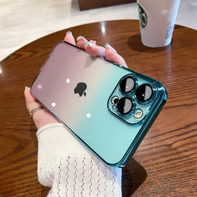 Gradient Color Transparent Phone Case