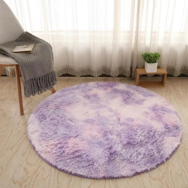 Warm Thick Round Rug Carpets