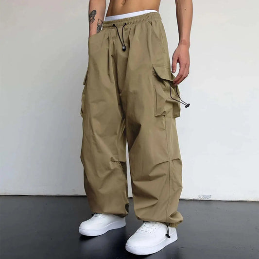 Harajuku Cargo Parachute Pants