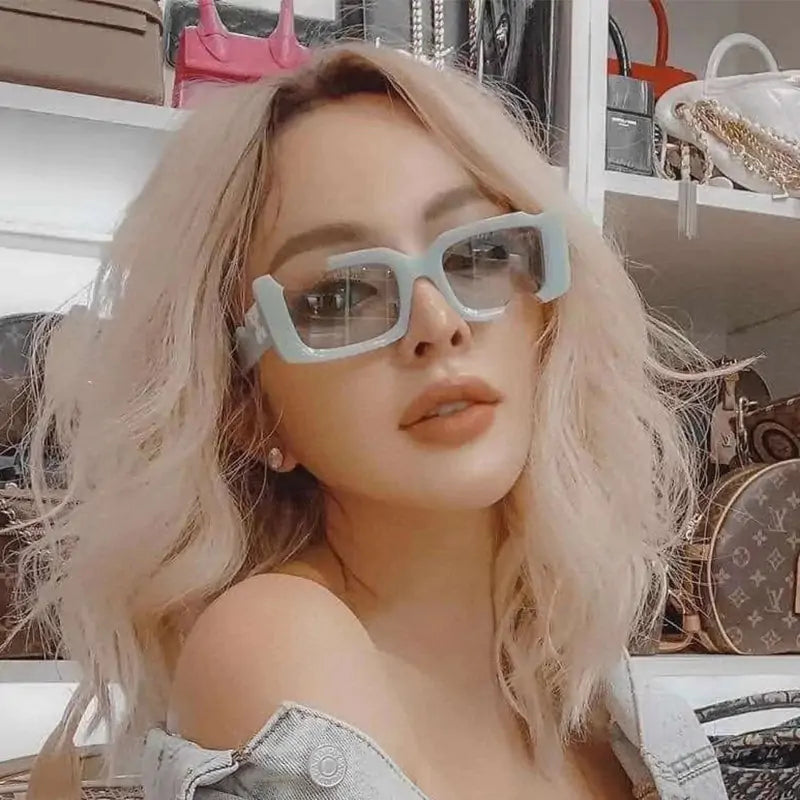 Off Notch Hole Design Sunglasses