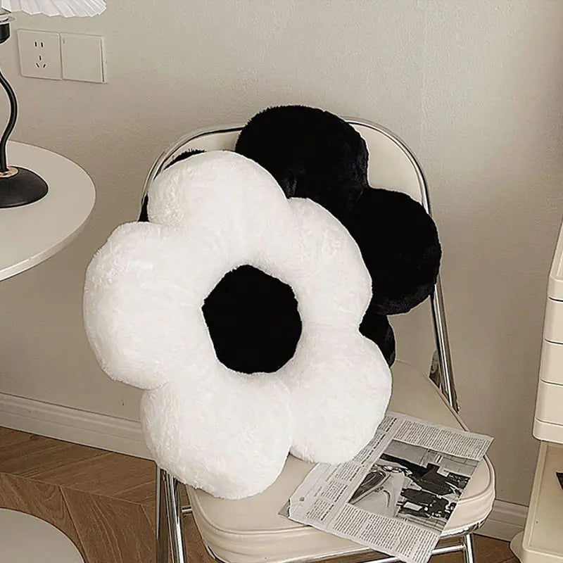 Flower Plush Pillow Cushion