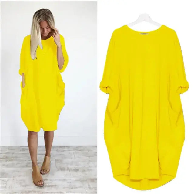 Maternity Loose Sleeve Dress