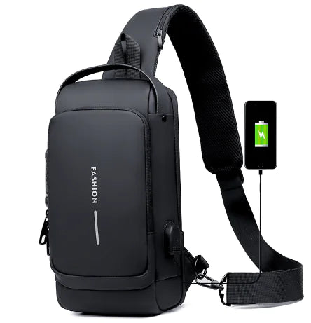 Anti Theft Backpack With USB Password