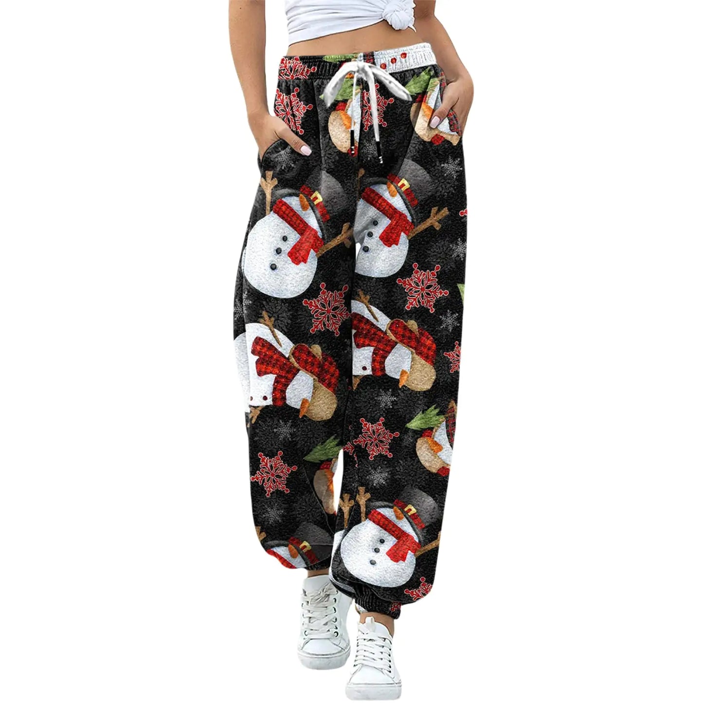 Christmas Drawstring Pants