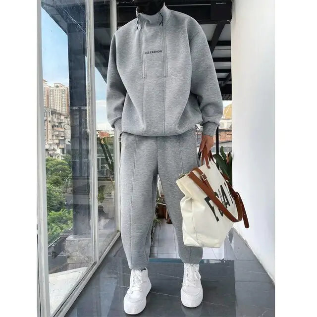 Tracksuit Men Piece Set Hip Wear Fashion Clothing