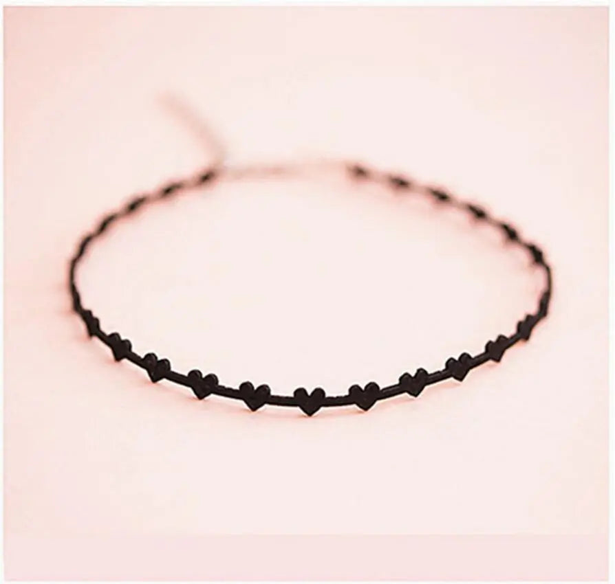 Gothic Heart Choker Necklace