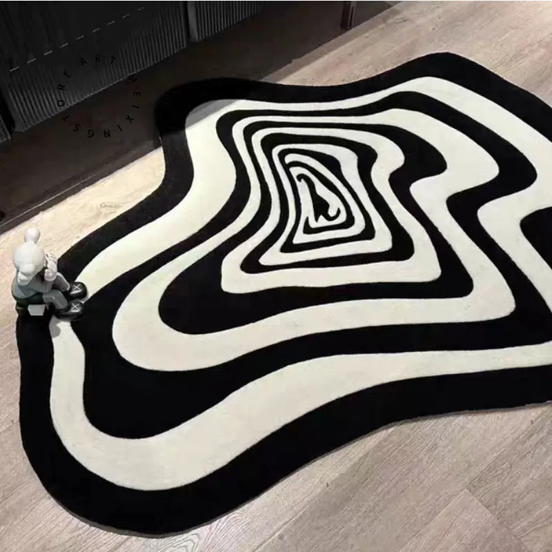 Black And White Carpet