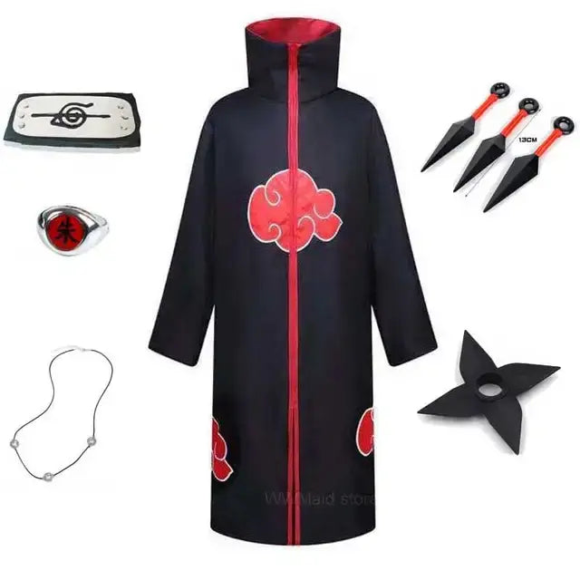 Akatsuki Cloak Cosplay Costume