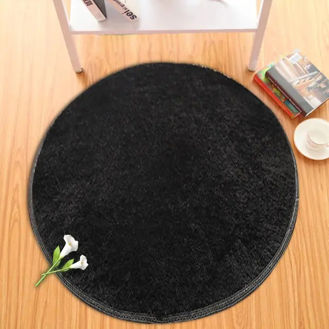 Warm Thick Round Rug Carpets