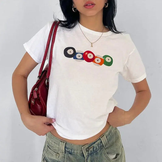 90s Crop Top Retro Street Wear