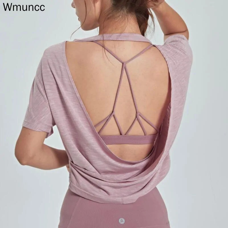 Open Back Sports Top