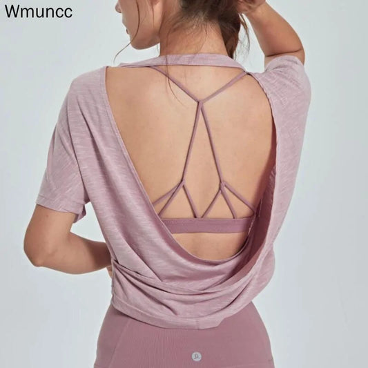 Open Back Sports Top