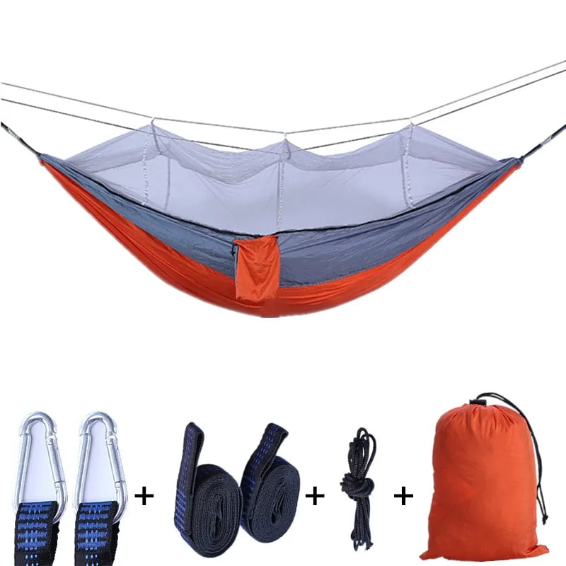 Portable Outdoor Hammock with Mosquito Net