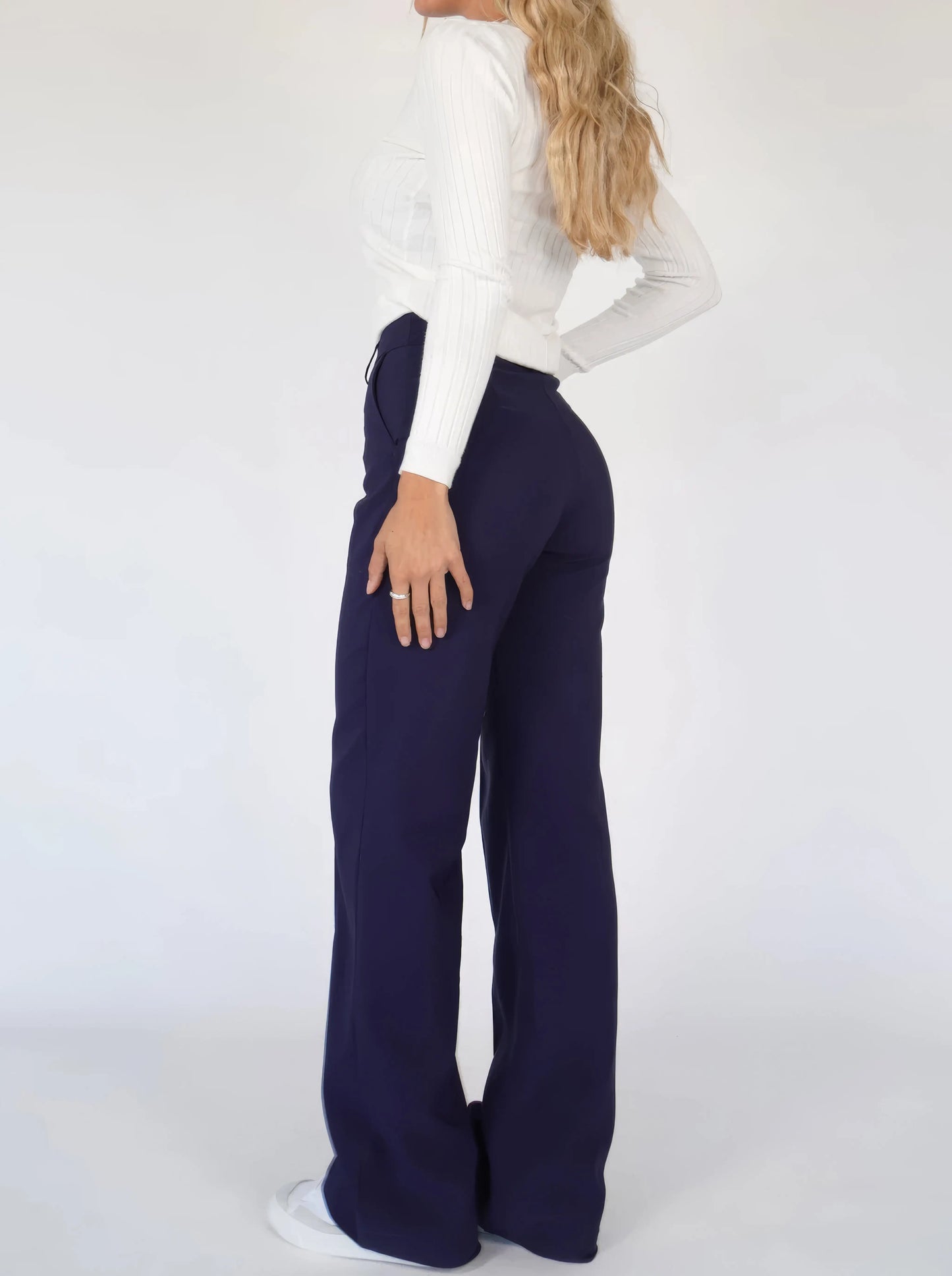 Relaxed Fit Pants Wide Leg Trousers