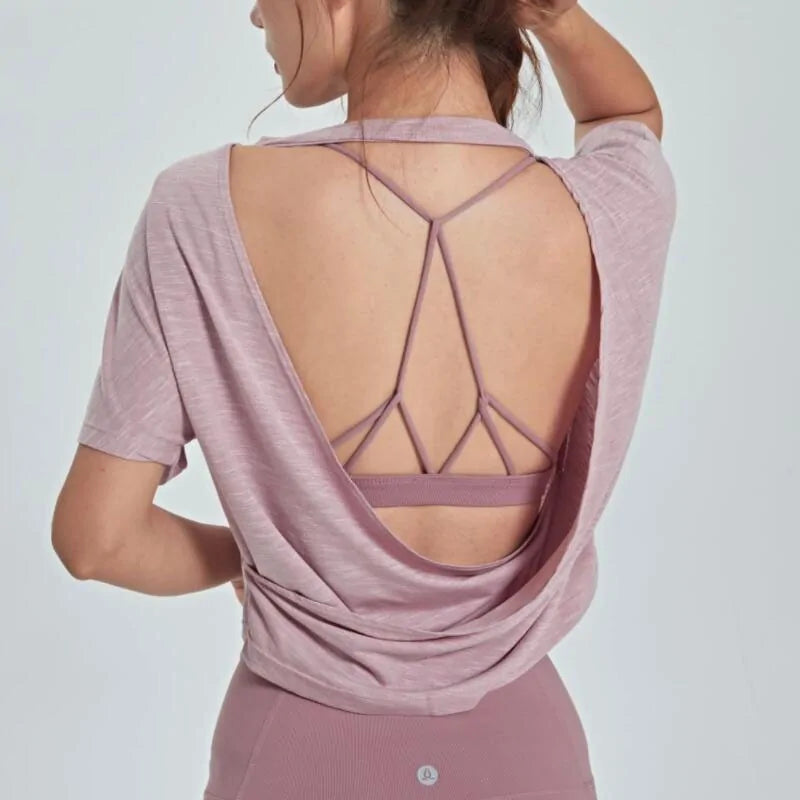 Open Back Sports Top