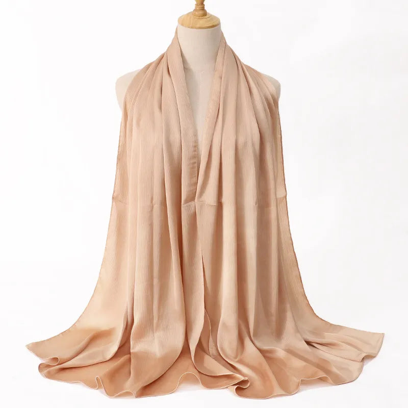 Malaysia Natural Wrinkle All-match Scarf