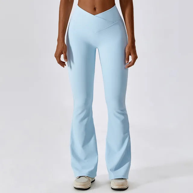 Women Gym Fitness Flared Pants