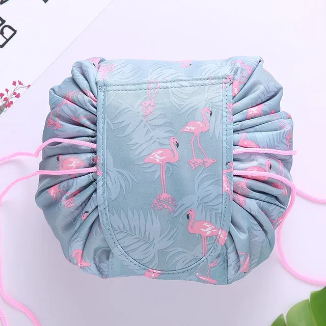 Drawstring Travel Makeup Bag