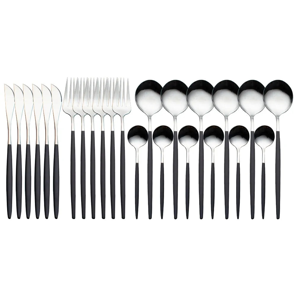 24 Pieces Luxury Cutlery Set