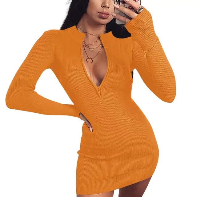 Stretch Bodycon Pencil Mini Dress